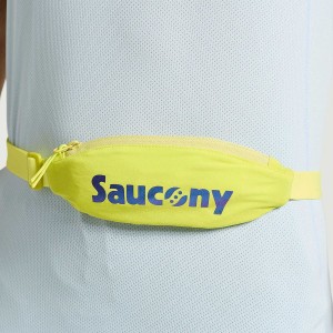 Bolsas De Cintura Saucony Outpace Run Belt Masculino Amarelas | Portugal S24659-A58