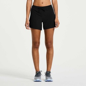 Calção Saucony Outpace 5" Feminino Pretas | Portugal S59673-J73