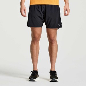 Calção Saucony Outpace 7" Masculino Pretas | Portugal S68315-Z60