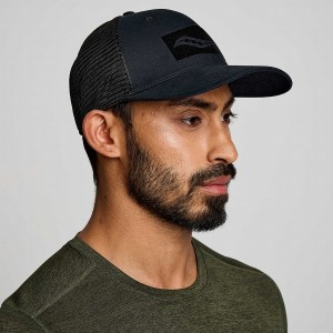 Chapeus Saucony Trucker Masculino Pretas | Portugal S28935-H84