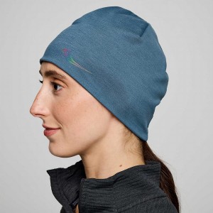 Gorro Saucony Solstice Feminino Azuis | Portugal S05643-A83