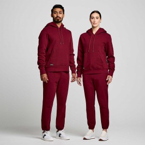 Moletom com Capuz Saucony Recovery Hoody Feminino Vermelhas | Portugal S02749-F13