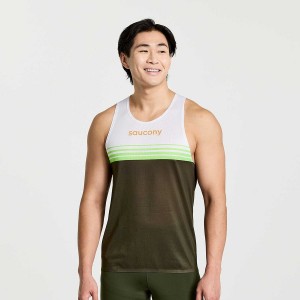 Regata Saucony Elite Singlet Masculino Umbra | Portugal S71863-V24