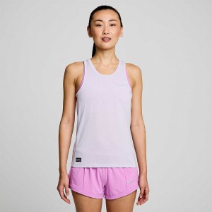 Regata Saucony Stopwatch Singlet Feminino Roxo | Portugal S17930-R37