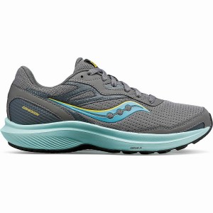 Sapatilhas Caminhada Saucony Cohesion 16 Feminino Cinzentas Turquesa | Portugal S04965-G07