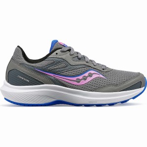 Sapatilhas Caminhada Saucony Cohesion 16 Feminino Cinzentas Roxo | Portugal S81049-L64