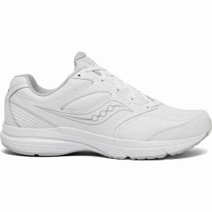 Sapatilhas Caminhada Saucony Integrity Walker 3 Wide Masculino Branco | Portugal S85492-N47