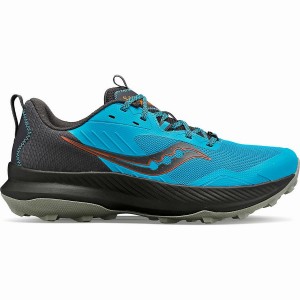 Sapatilhas Corrida Saucony Blaze TR Masculino Azuis Pretas | Portugal S85726-D34