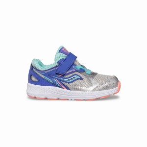 Sapatilhas Corrida Saucony Cohesion 14 A/C Jr. Sneaker Criança Prateadas | Portugal S93521-E89