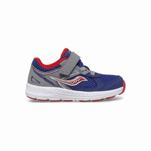 Sapatilhas Corrida Saucony Cohesion 14 A/C Jr. Sneaker Criança Azul Marinho Vermelhas | Portugal S86017-T34