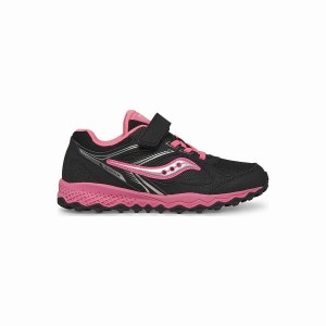 Sapatilhas Corrida Saucony Cohesion TR14 A/C Sneaker Criança Pretas Rosa | Portugal S16972-X50