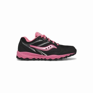 Sapatilhas Corrida Saucony Cohesion TR14 Renda Sneaker Criança Pretas Rosa | Portugal S58961-F41