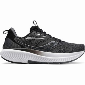 Sapatilhas Corrida Saucony Echelon 9 Wide Feminino Pretas Branco | Portugal S30125-V48