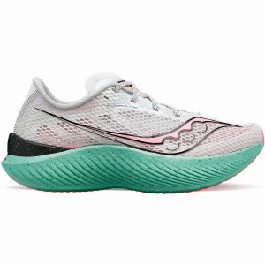 Sapatilhas Corrida Saucony Endorphin Pro 3 Feminino Branco Rosa | Portugal S69385-Z90