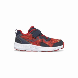 Sapatilhas Corrida Saucony Flash 3.0 A/C Jr. Sneaker Criança Azul Marinho Laranja | Portugal S01965-M09