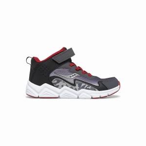 Sapatilhas Corrida Saucony Flash Medio A/C Sneaker Criança Cinzentas Vermelhas | Portugal S85946-G89