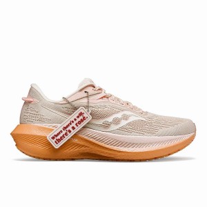 Sapatilhas Corrida Saucony Galentine's Day Triumph 21 Feminino Rosa | Portugal S82435-Q41