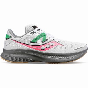 Sapatilhas Corrida Saucony Guide 16 Feminino Branco Cinzentas | Portugal S36145-G25