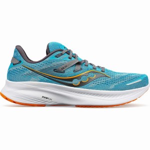 Sapatilhas Corrida Saucony Guide 16 Wide Masculino Azuis | Portugal S21948-G29