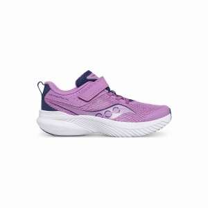 Sapatilhas Corrida Saucony Kinvara 14 A/C Sneaker Criança Roxo Azul Anil | Portugal S62394-W69