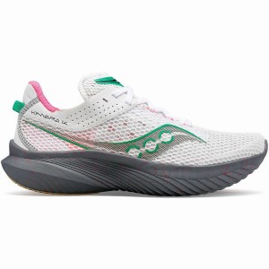 Sapatilhas Corrida Saucony Kinvara 14 Feminino Branco Cinzentas | Portugal S30957-C31