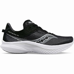 Sapatilhas Corrida Saucony Kinvara 14 Wide Feminino Pretas Branco | Portugal S71835-N70