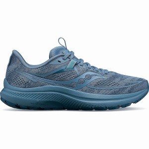 Sapatilhas Corrida Saucony Omni 21 Wide Feminino Azuis | Portugal S61250-G28