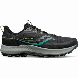 Sapatilhas Corrida Saucony Peregrine 13 Masculino Pretas Caqui | Portugal S80567-T70