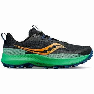 Sapatilhas Corrida Saucony Peregrine 13 Masculino Pretas Verdes | Portugal S30892-X48