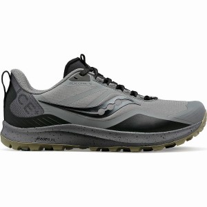 Sapatilhas Corrida Saucony Peregrine ICE+ 3 Masculino Cinzentas Pretas | Portugal S43105-Z09