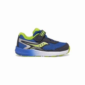 Sapatilhas Corrida Saucony Ride 10 Jr. Sneaker Criança Azul Marinho Verdes | Portugal S43620-N42