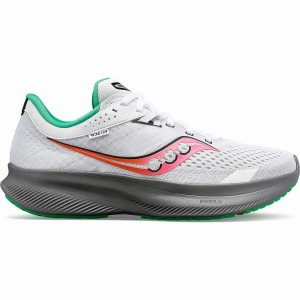 Sapatilhas Corrida Saucony Ride 16 Feminino Branco Cinzentas | Portugal S20368-L54