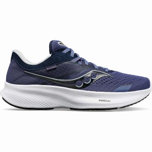 Sapatilhas Corrida Saucony Ride 16 Feminino Azul Marinho Pretas | Portugal S20716-T53