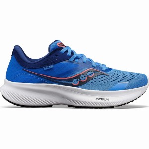 Sapatilhas Corrida Saucony Ride 16 Feminino Azuis Pretas | Portugal S78401-C92