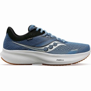 Sapatilhas Corrida Saucony Ride 16 Masculino Azuis Pretas | Portugal S41806-V36