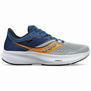 Sapatilhas Corrida Saucony Ride 16 Masculino Cinzentas Azul Marinho | Portugal S24607-M16