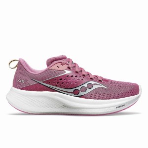 Sapatilhas Corrida Saucony Ride 17 Feminino Roxo Prateadas | Portugal S15607-R56