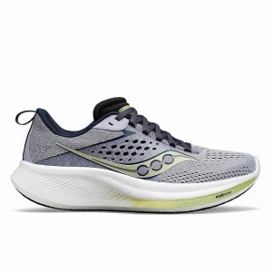 Sapatilhas Corrida Saucony Ride 17 Wide Feminino Azul Marinho | Portugal S12963-X84