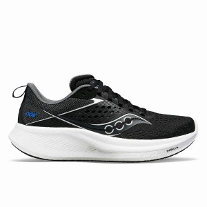 Sapatilhas Corrida Saucony Ride 17 Wide Feminino Pretas Branco | Portugal S70218-V17