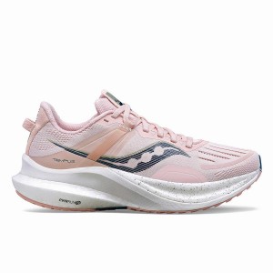 Sapatilhas Corrida Saucony Tempus Feminino Rosa Azul Marinho | Portugal S52708-Y74