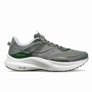 Sapatilhas Corrida Saucony Tempus Masculino Caqui Branco | Portugal S15364-U81