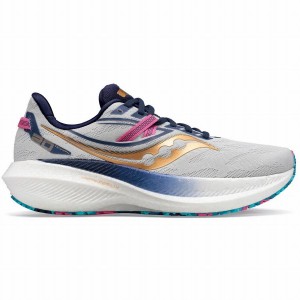 Sapatilhas Corrida Saucony Triumph 20 Feminino Cinzentas Douradas | Portugal S06275-F34