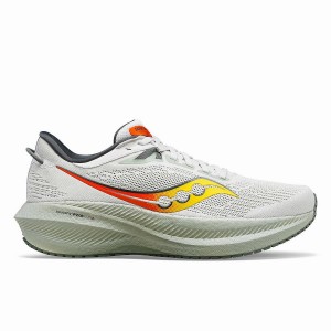 Sapatilhas Corrida Saucony Triumph 21 Masculino Cinzentas Caqui | Portugal S45273-D01