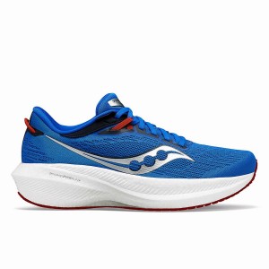 Sapatilhas Corrida Saucony Triumph 21 Masculino Azuis Escuro Prateadas | Portugal S04859-D48