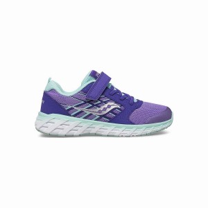 Sapatilhas Corrida Saucony Vento 2.0 A/C Sneaker Criança Roxo | Portugal S17508-V16