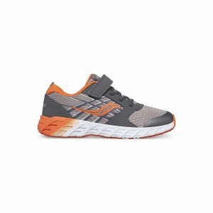 Sapatilhas Corrida Saucony Vento 2.0 A/C Sneaker Criança Cinzentas Laranja | Portugal S01753-N58