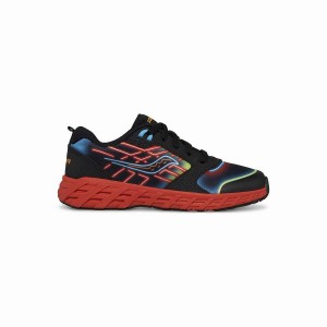 Sapatilhas Corrida Saucony Vento 2.0 Renda Sneaker Criança Pretas Vermelhas | Portugal S61543-U16