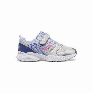 Sapatilhas Corrida Saucony Vento FST A/C Sneaker Criança Prateadas Azuis Rosa | Portugal S74920-X85