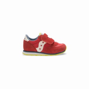 Sapatilhas Saucony Baby Jazz Hook & Loop Criança Vermelhas Azuis Luz Verdes | Portugal S72519-L98