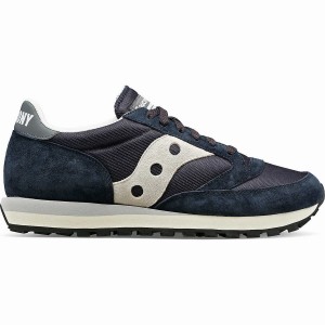 Sapatilhas Saucony Jazz 81 Feminino Azul Marinho Cinzentas | Portugal S64950-F53